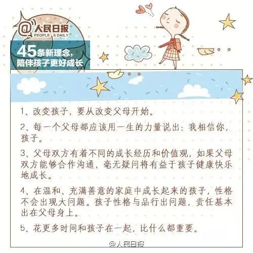 陪伴孩子更好成长的45条新理念